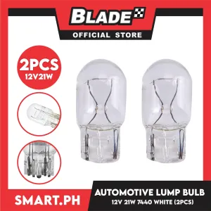 2pcs Halogen Automotive Car Lamp Bulb T20 12V 21 (7440) (White) Single Contact, Car Light Indicator Reversing Light Bulb Stop Light Rear Turn Signal