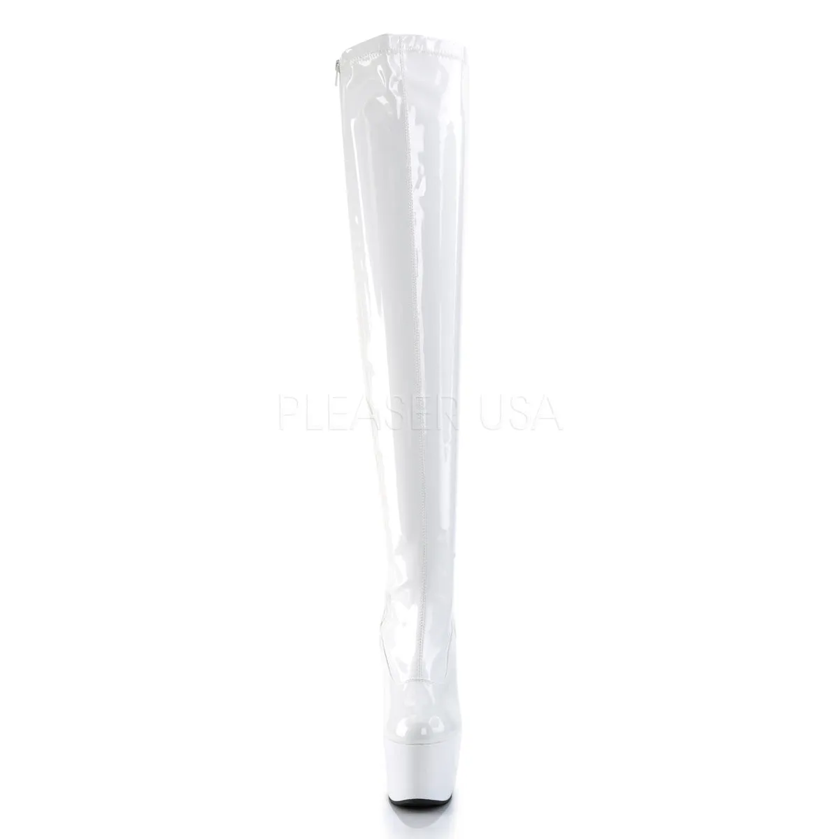 ADORE-3000  White Str Patent/White