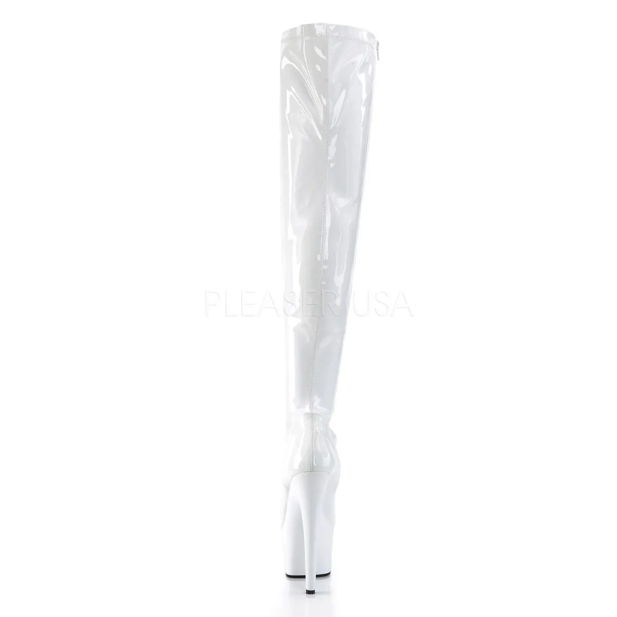 ADORE-3000  White Str Patent/White