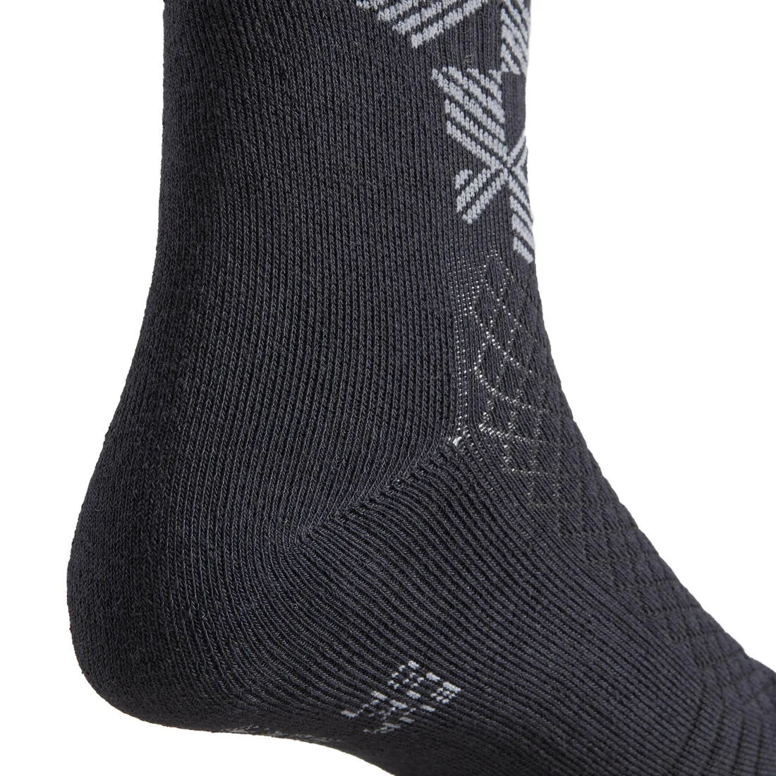 Adult Horse Riding Socks 500 Twin-Pack - Petrol Diamond