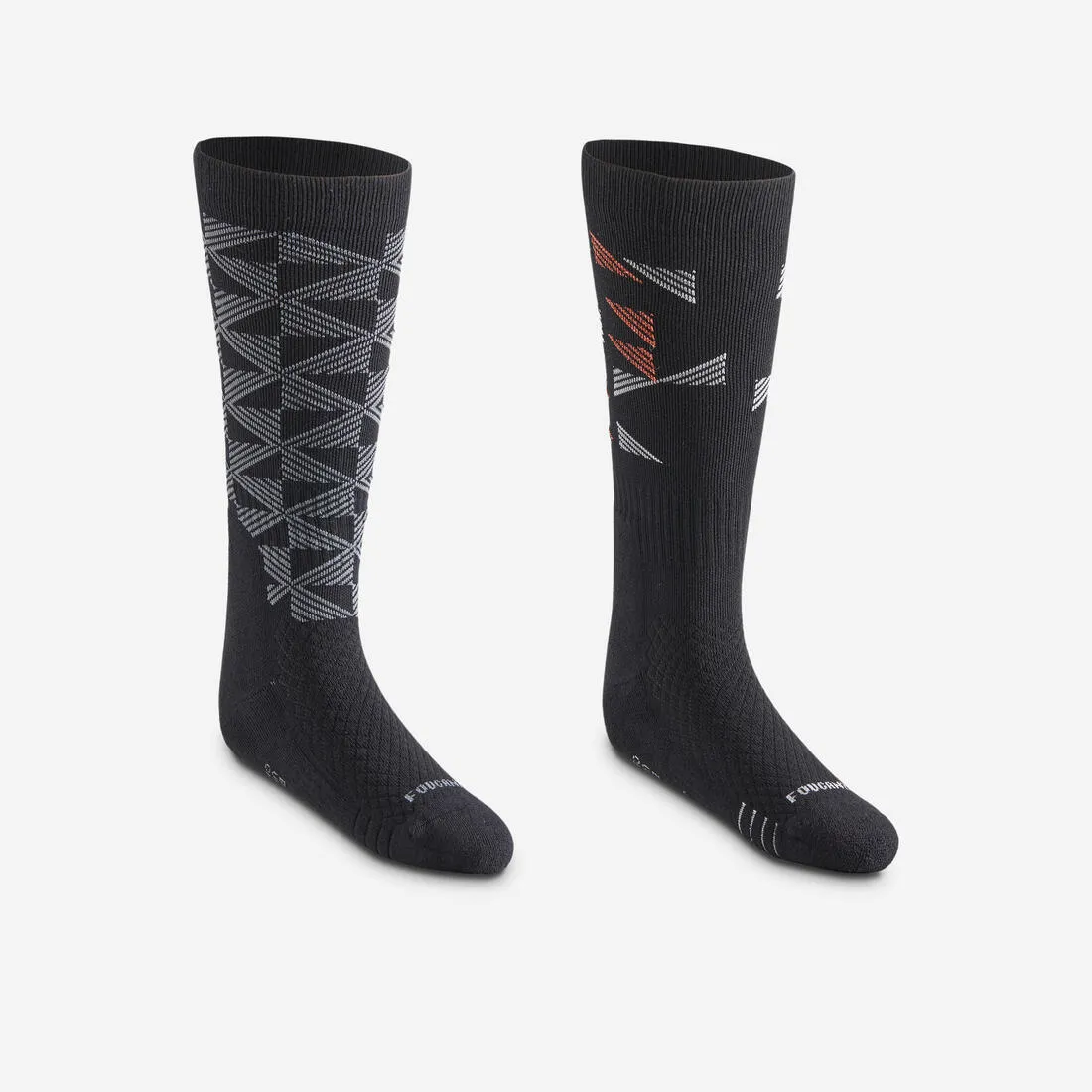 Adult Horse Riding Socks 500 Twin-Pack - Petrol Diamond