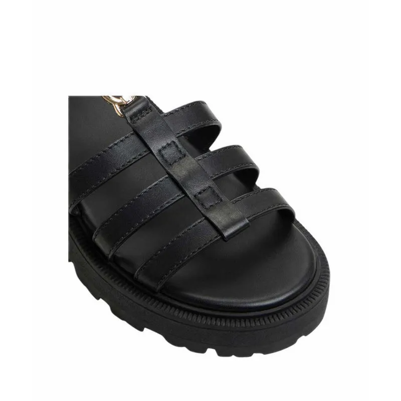 ALDO LAMINGTON HEELED SANDALS - BLACK