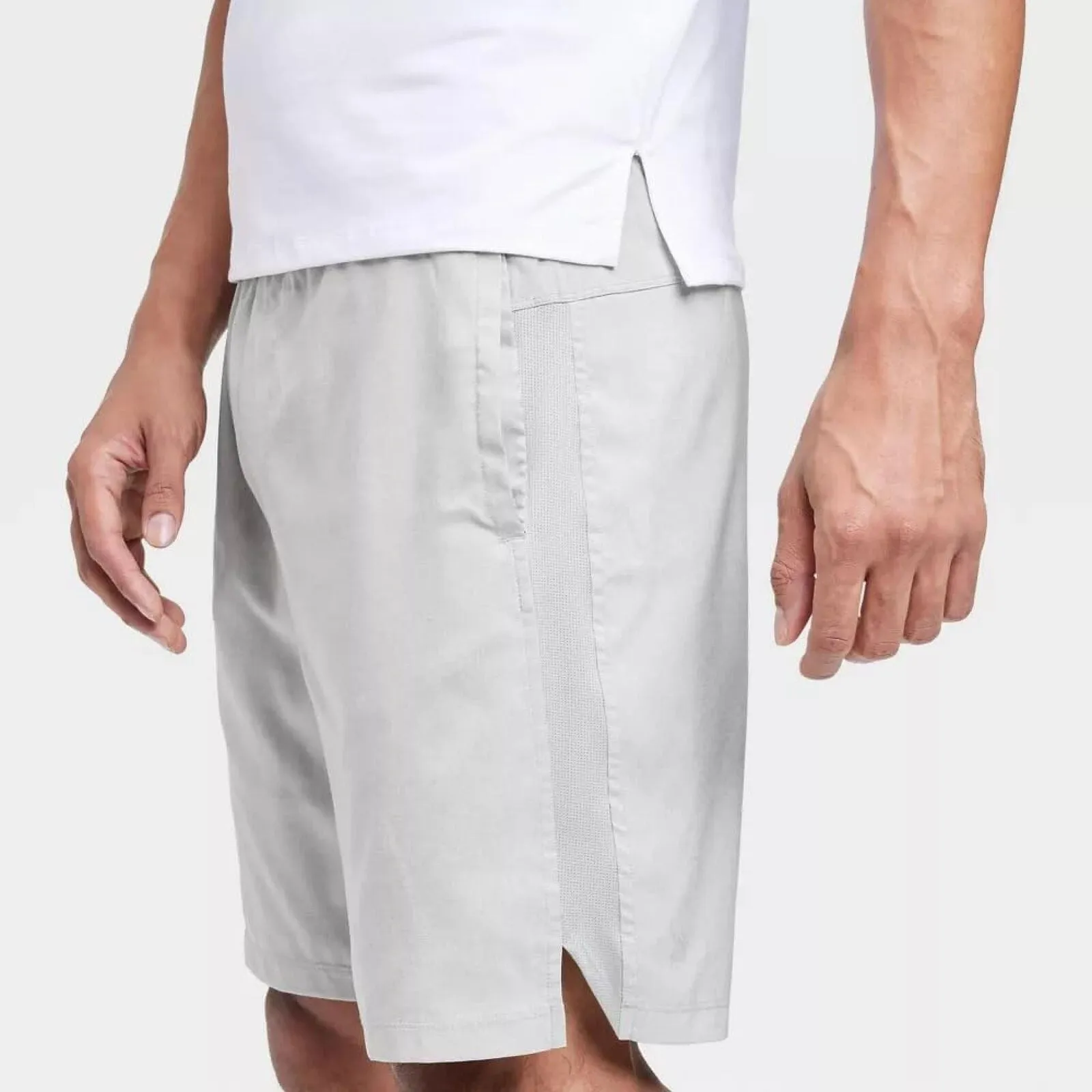 All In Motion Men's Lined Run Shorts 9" 4WM45
