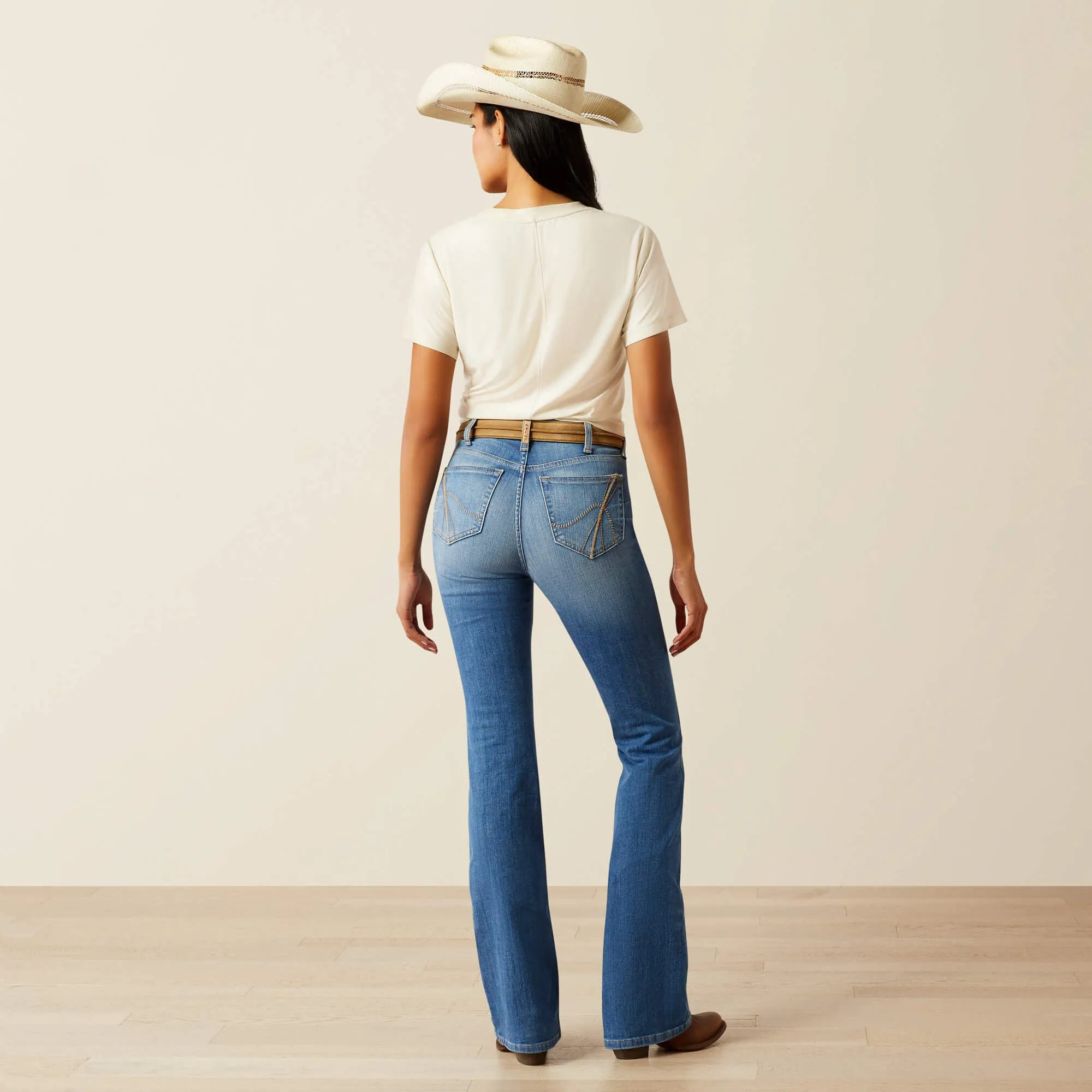 ARIAT High Rise Cassandra Boot Cut Jeans - Women's - Anaheim Blue