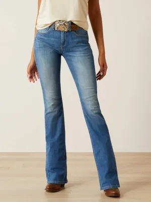 ARIAT High Rise Cassandra Boot Cut Jeans - Women's - Anaheim Blue