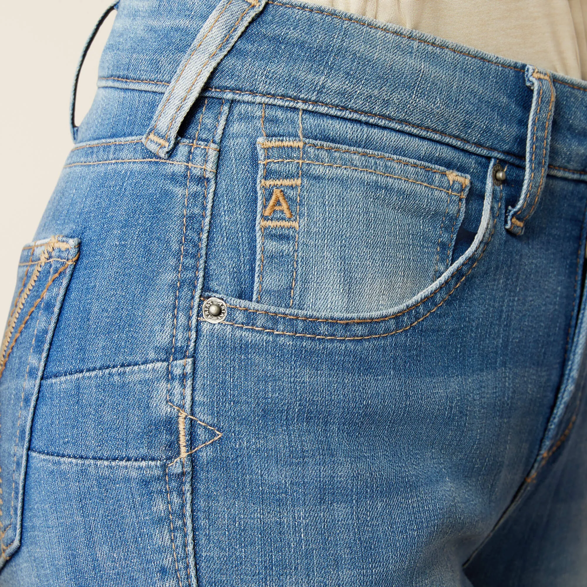 ARIAT High Rise Cassandra Boot Cut Jeans - Women's - Anaheim Blue