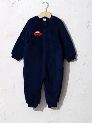 Baby boy overalls (0-12 months with booties)