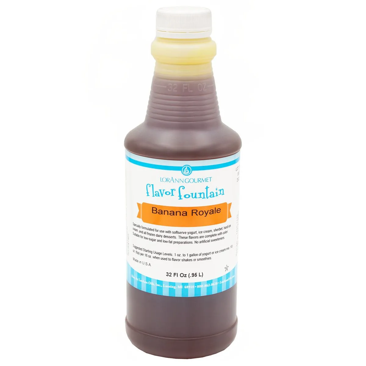 Banana Royale Flavor - 4 oz. - 32 oz. - Ice Cream and Beverage Flavors - LorAnn Oils - Canadian Distribution