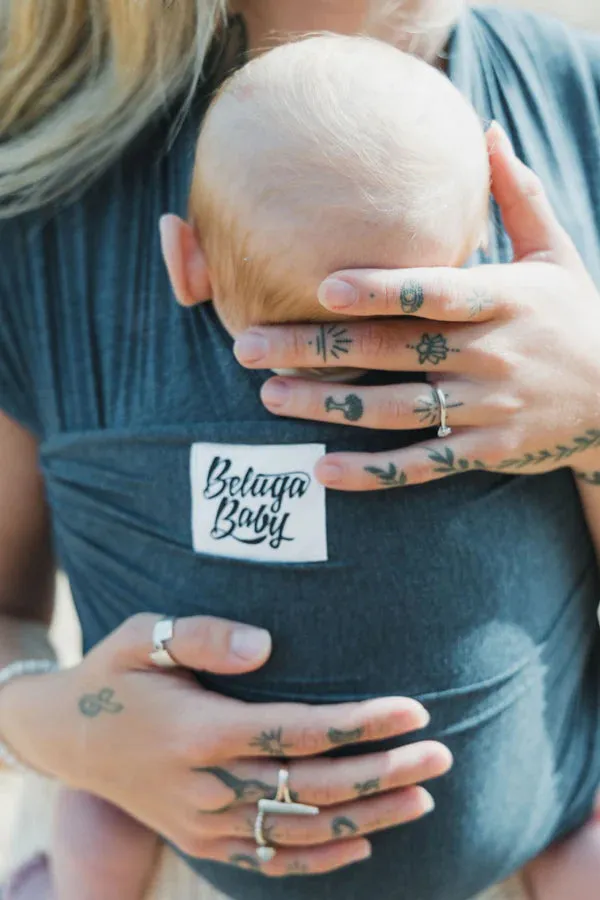 Beluga Baby Wrap (The Cozy - Heather Navy)