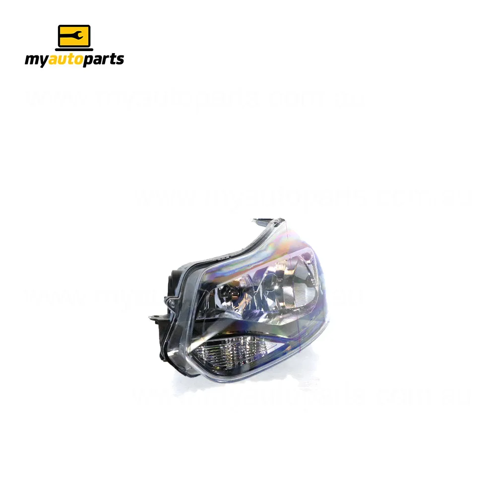 Black Head Lamp Passenger Side Certified Suits Ford Focus LW 2011 to 2012
