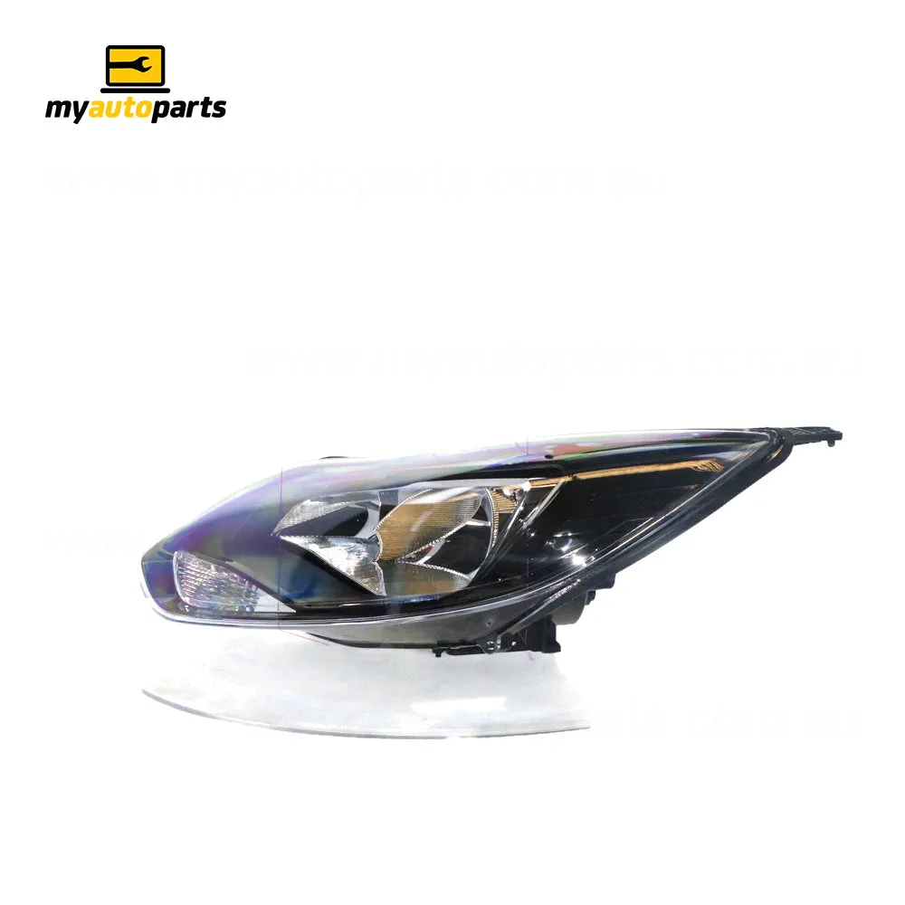 Black Head Lamp Passenger Side Certified Suits Ford Focus LW 2011 to 2012