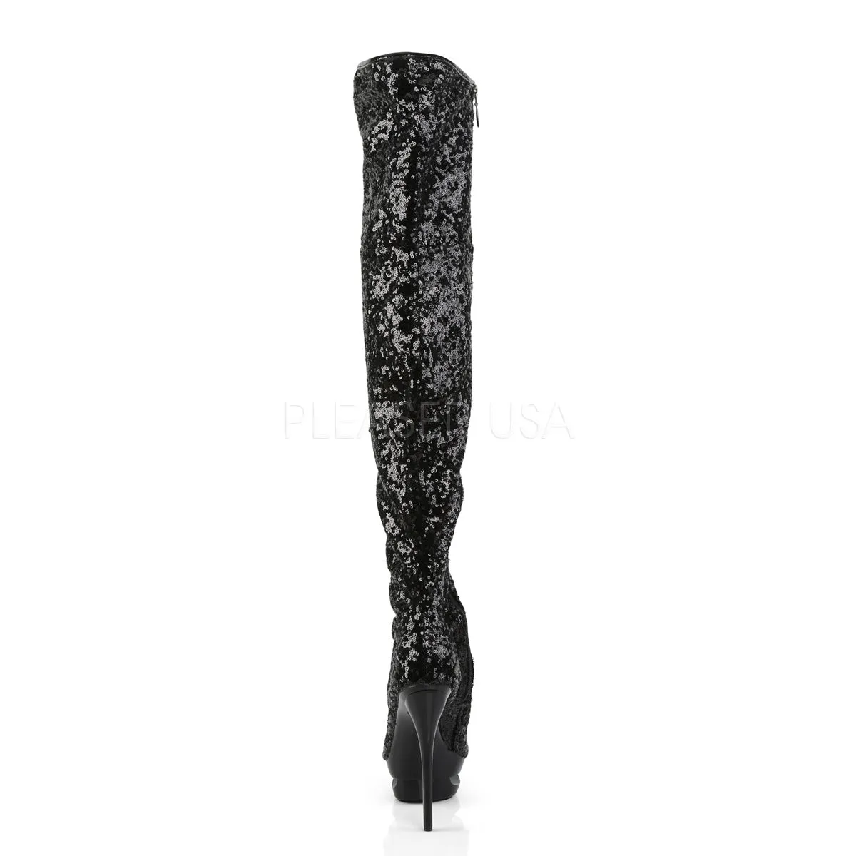 BLONDIE-R-3011  Black Sequins/Black