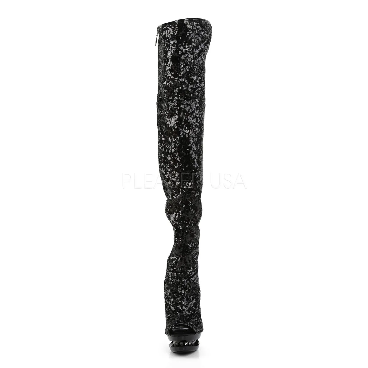 BLONDIE-R-3011  Black Sequins/Black