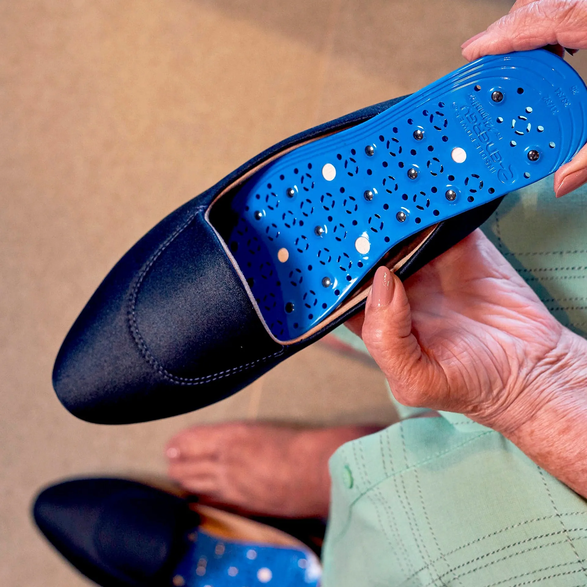 Blue Insole