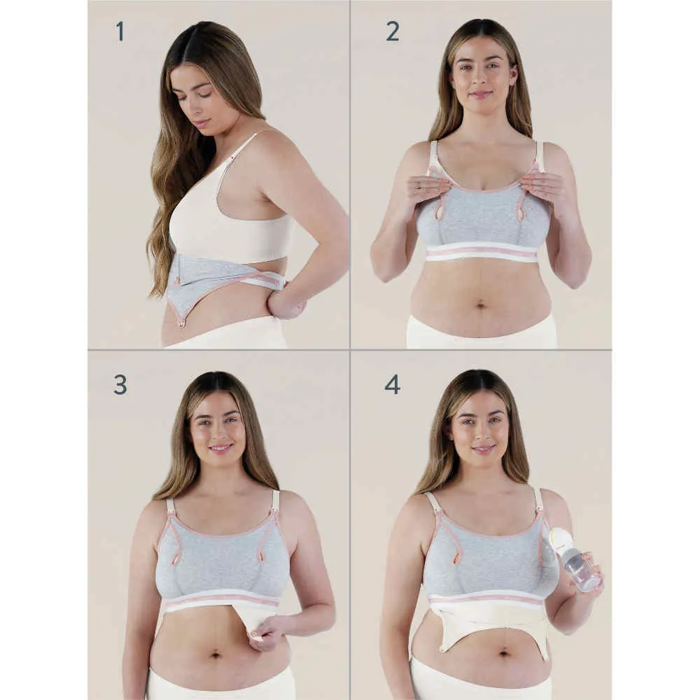 Bravado Clip and Pump Hands Free Nursing Bra Accessory
