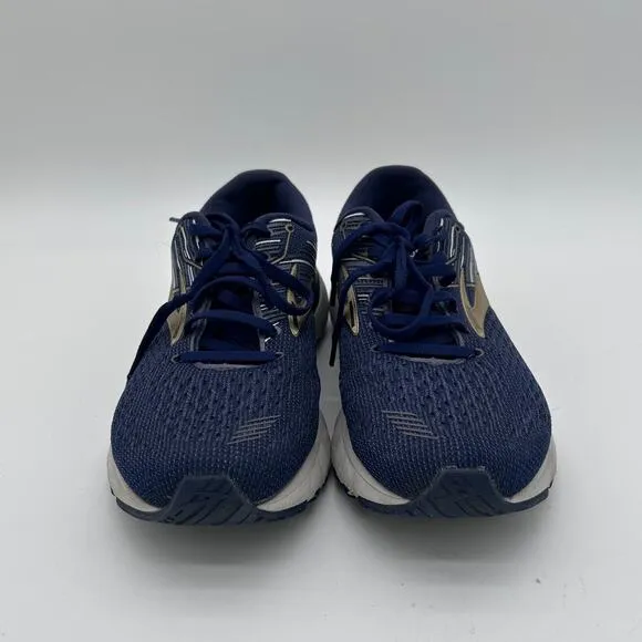 Brooks Men's Adrenaline GTS 19 Running Shoe Size 7 Sneaker Navy Blue Trainer