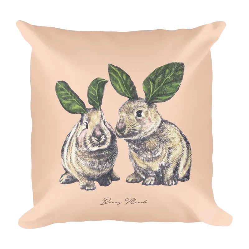 Bunny Munch Cozy Cuddle Pillow (Two-Sided)