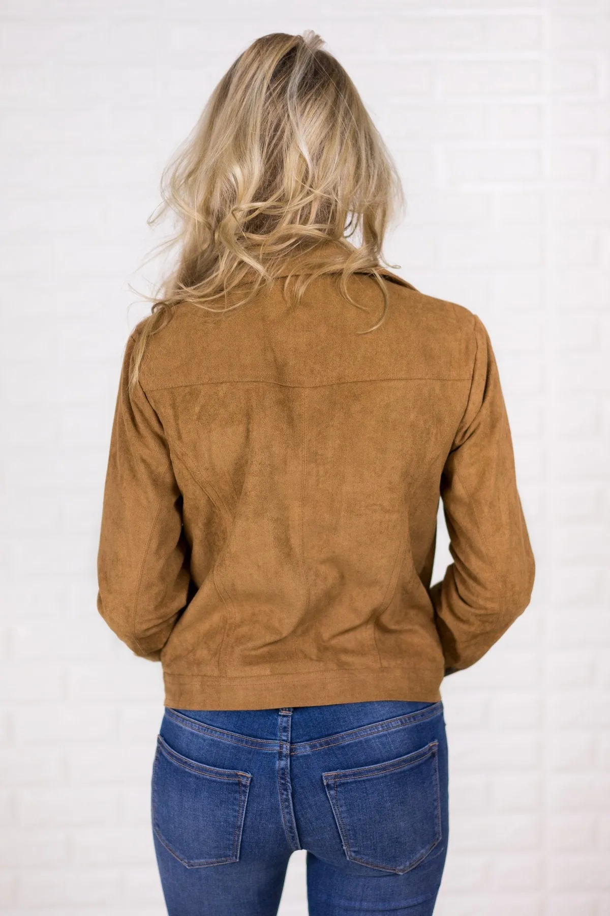 Camel Suede Jacket