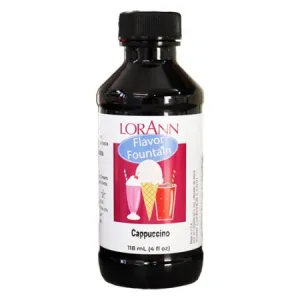 Cappuccino Flavor Fountain - 4 oz. - 32 oz. - Ice Cream and Beverage Flavors - LorAnn Oils - Canadian Distribution