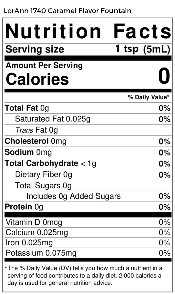 Caramel (Caramel Delight) Flavor - 4 oz. - 32 oz. - Ice Cream and Beverage Flavors - LorAnn Oils - Canadian Distribution