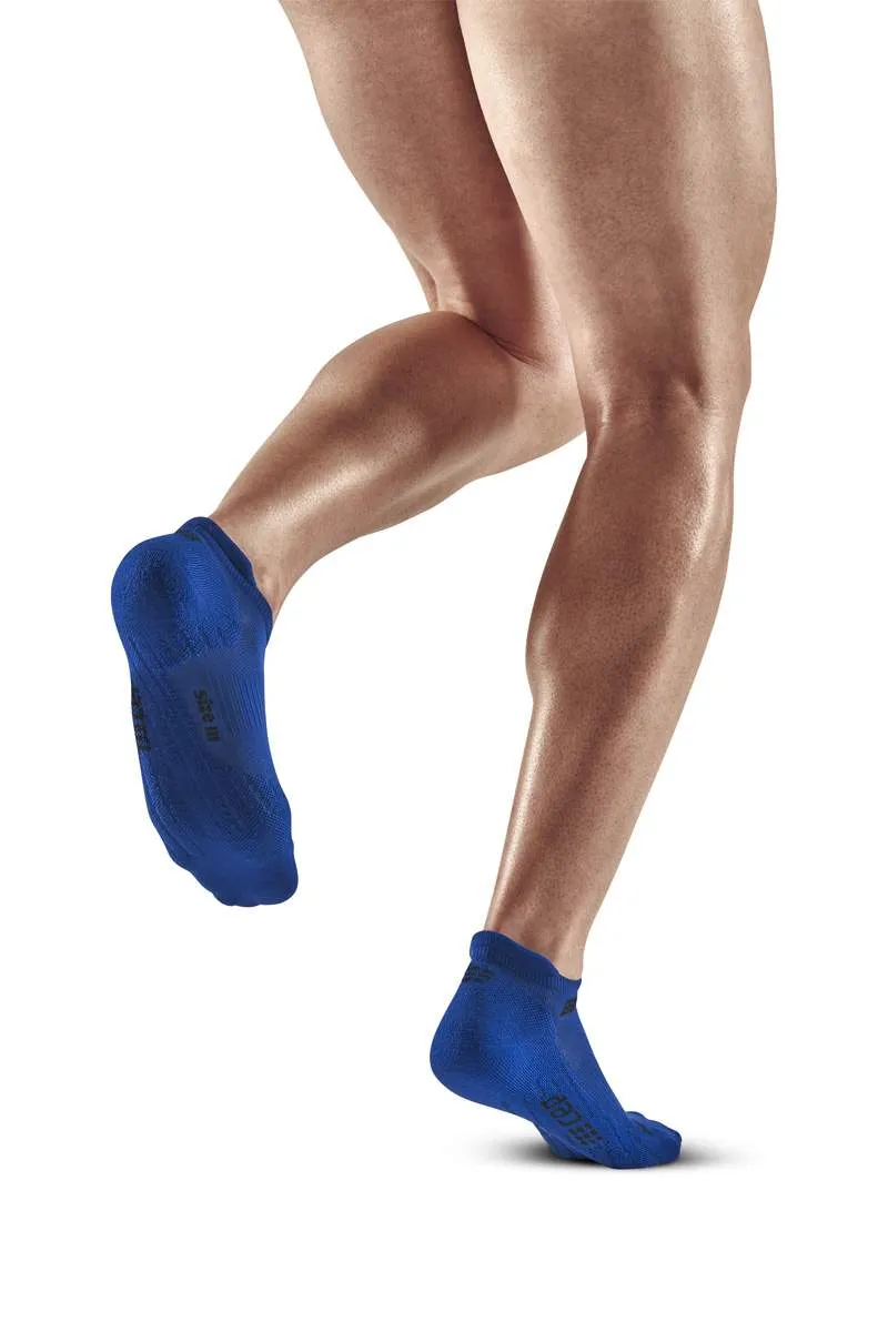CEP Men's The Run Socks No Show v4 - Blue
