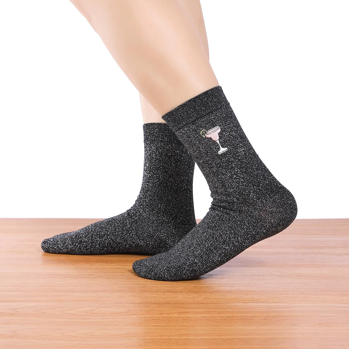 Chaussettes Hautes Party Pailletées