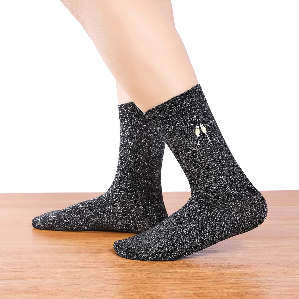 Chaussettes Hautes Party Pailletées