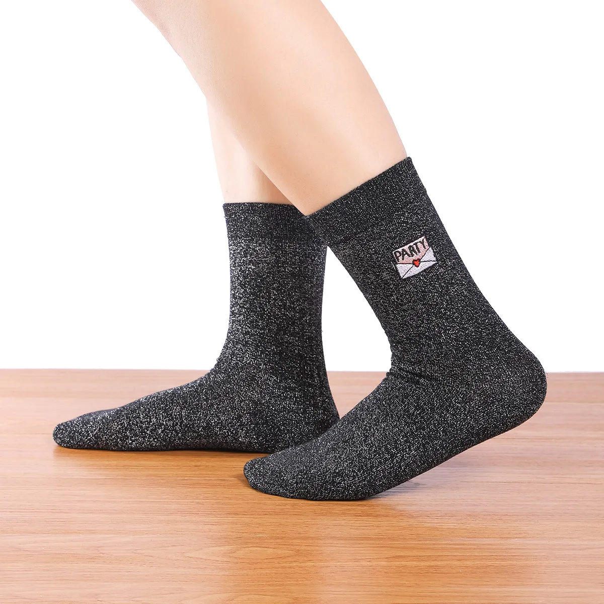 Chaussettes Hautes Party Pailletées
