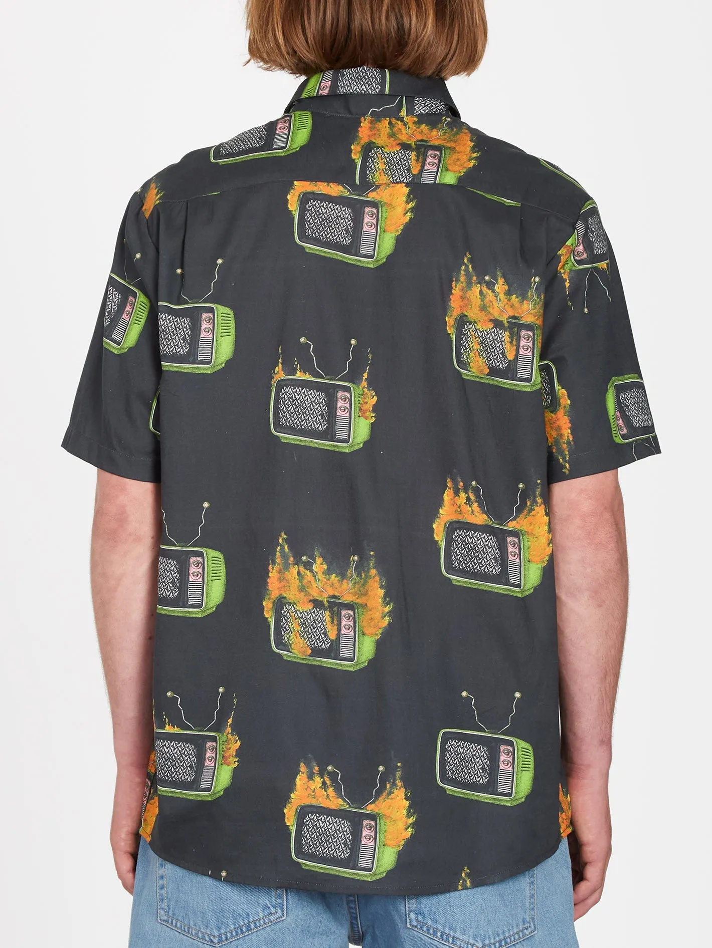 Chemise Justin Hager Woven - BLACK