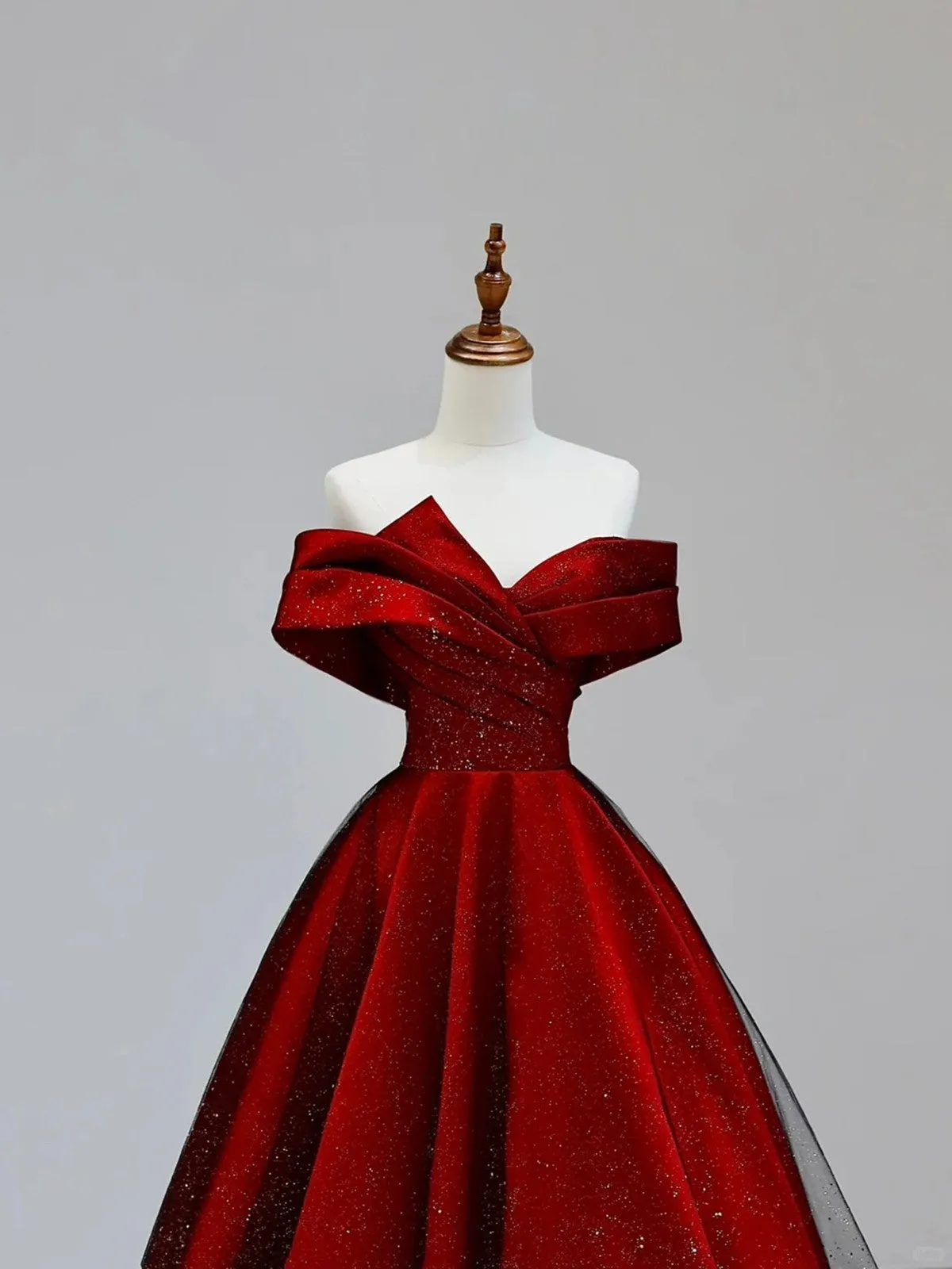 Chic A-line Satin Off Shoulder Long Party Dress, Sweetheart Floor Length Prom Dress
