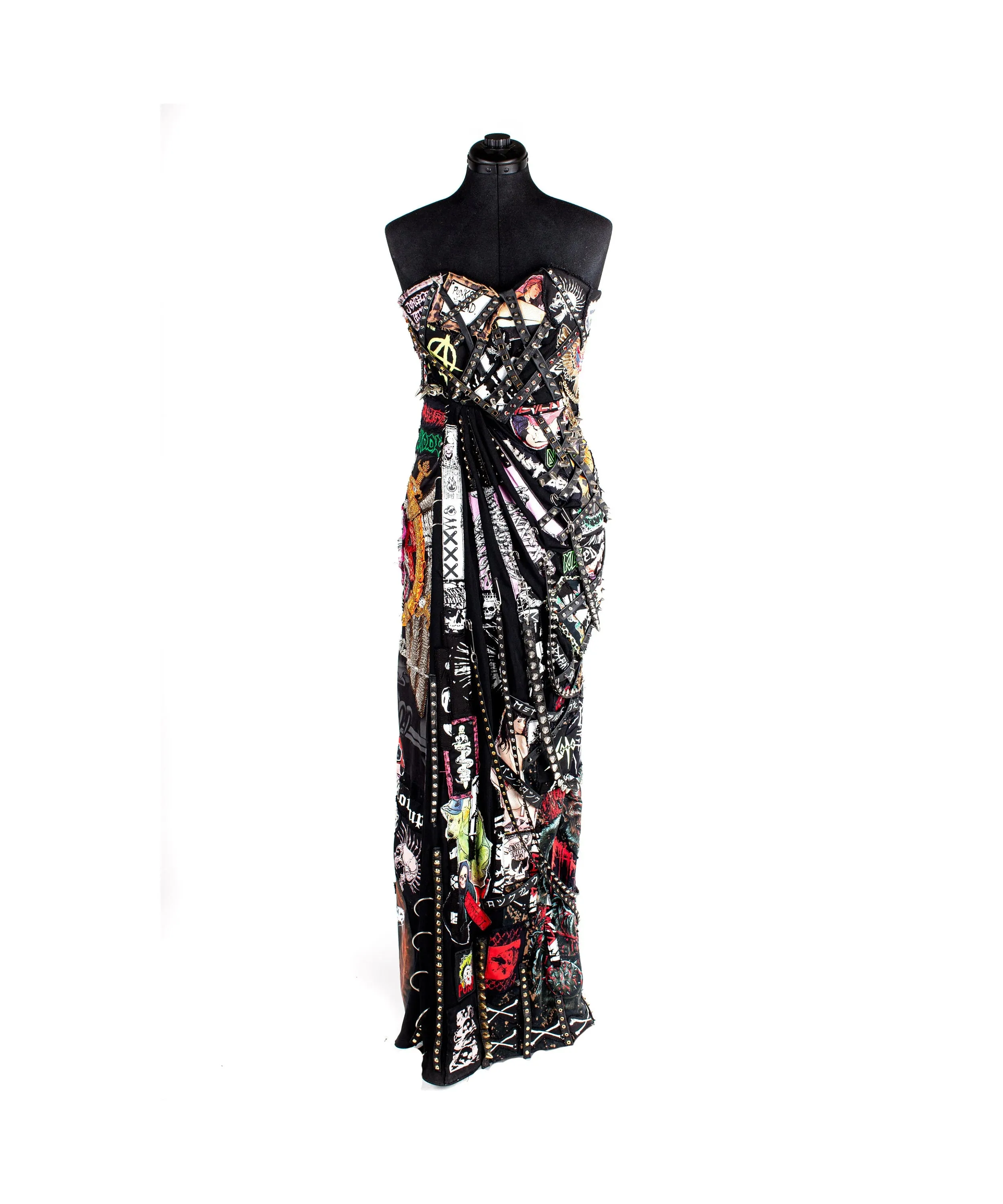 Chic Punk Met Gala Couture Dress