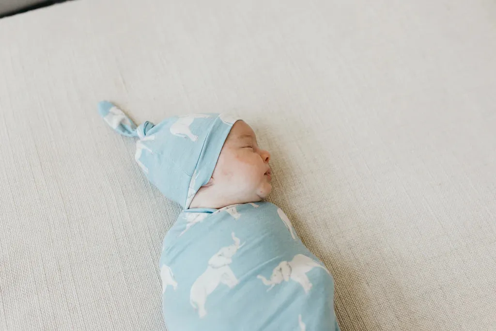 Copper Pearl - Top Knot Hat - Peanut