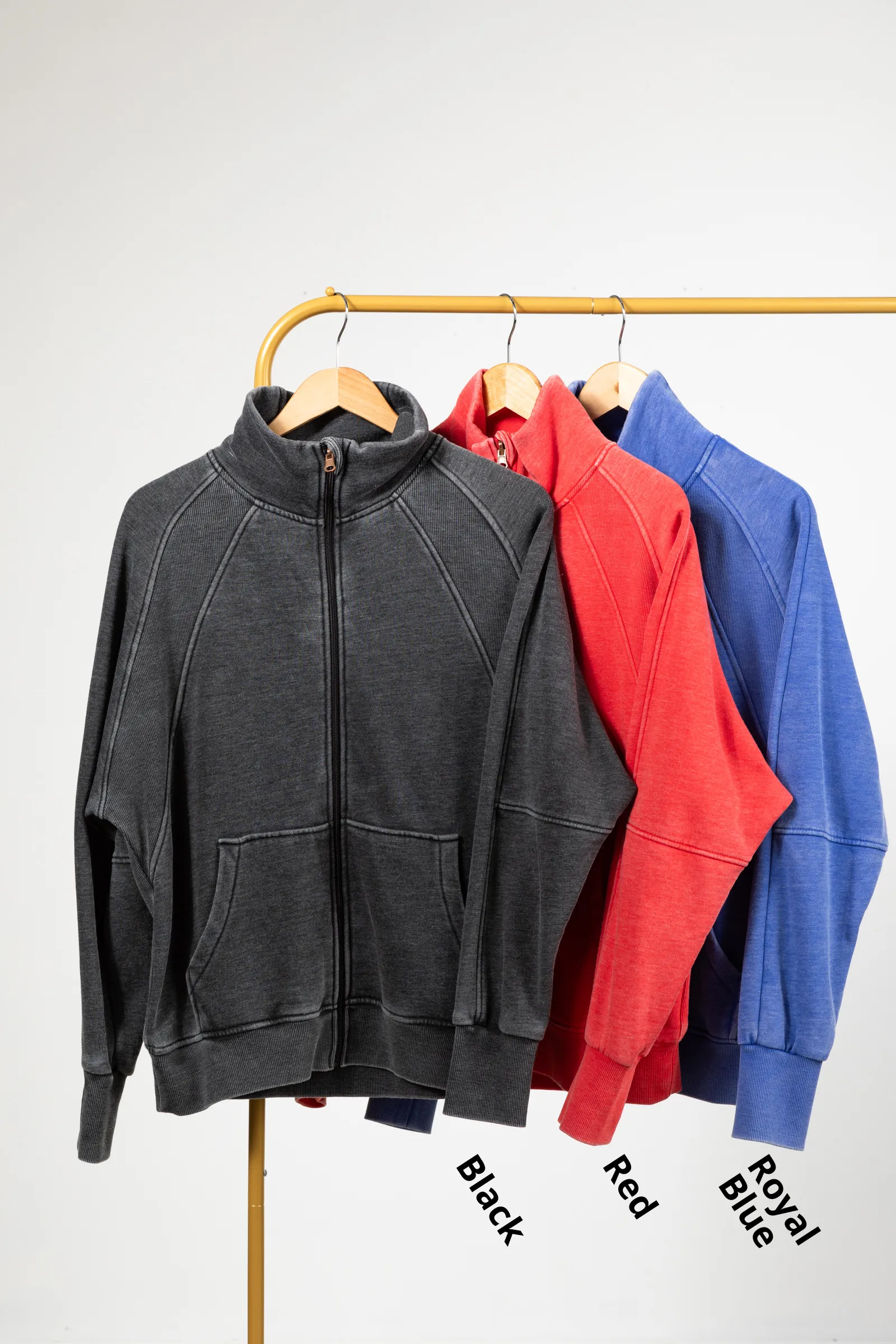 Cozy Campfire Pigment Dyed Fleece Jacket