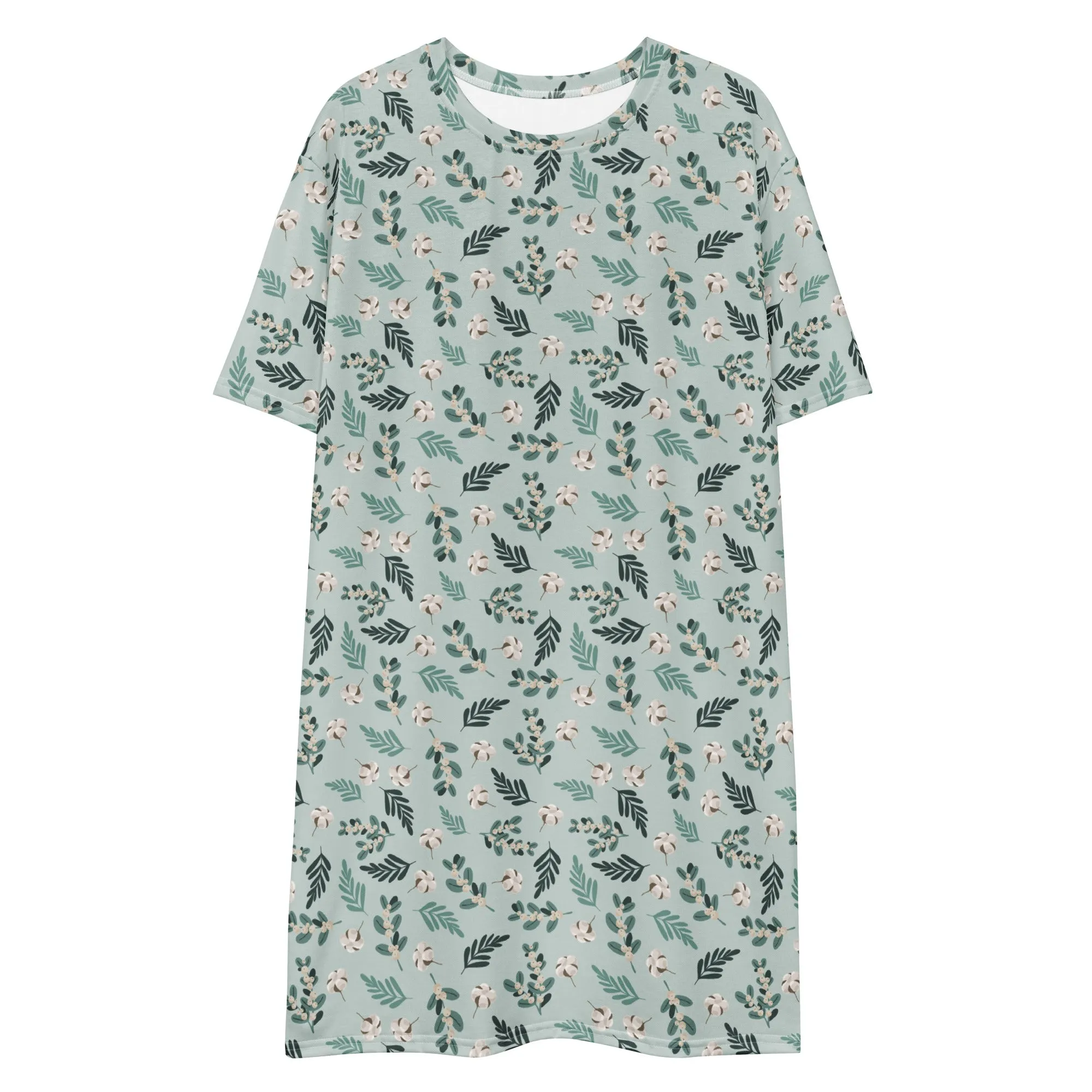 Cozy Christmas Floral Nightshirt (XS-6XL)