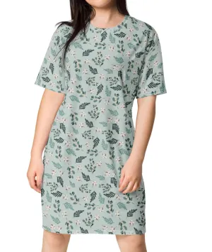 Cozy Christmas Floral Nightshirt (XS-6XL)