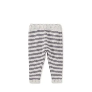 Cozy Striped Baby Pants - Chai Stripe