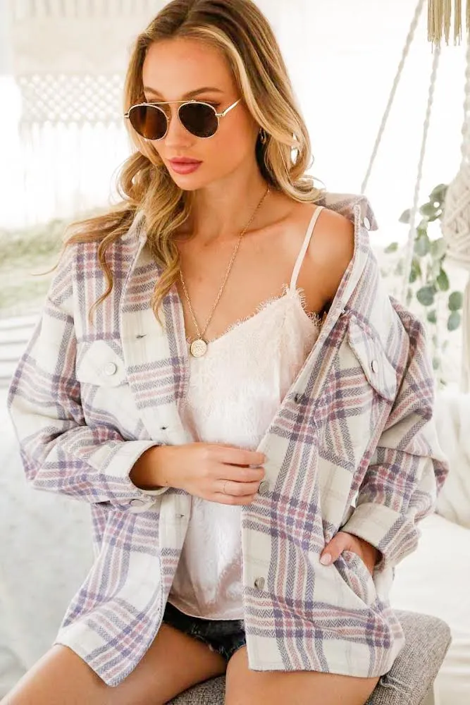 COZY UP WITH ME BUTTON DOWN JACKET