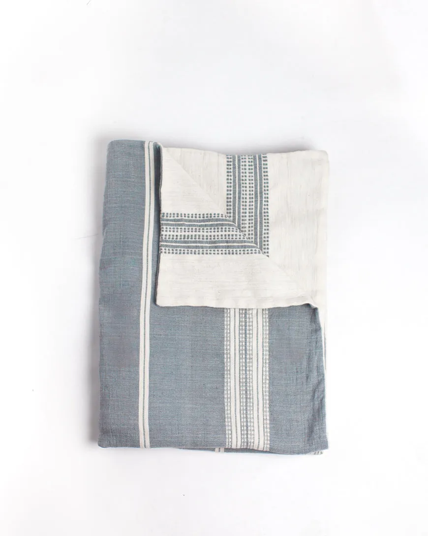 Cozy Versatility: Aden Cotton Reversible Baby Blanket