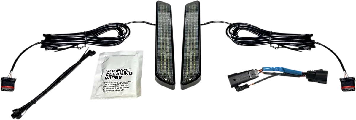 Custom Dynamics LED Front Fork Lightz™ Smoke/Black