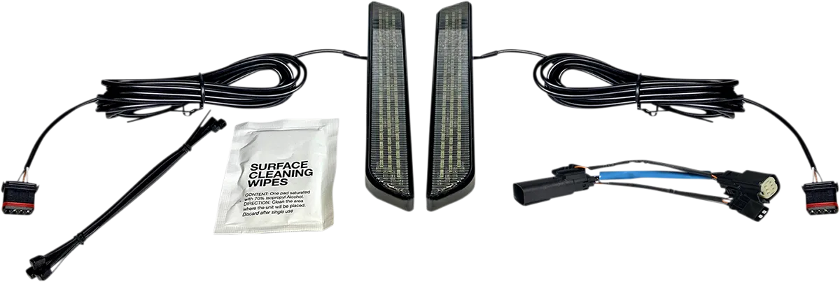 Custom Dynamics LED Front Fork Lightz™ Smoke/Black