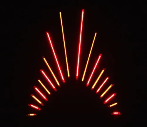 Custom Dynamics TruFLEX Professional-Grade LED Lighting Strip - 75 LED (9.84in. L) - Red/Smoke TF75RS