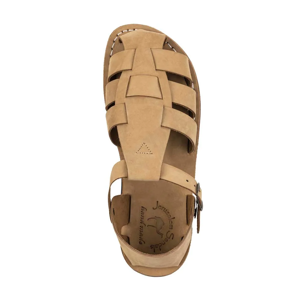 Daniel - Leather Fisherman Sport Sandal | Yellow Nubuck