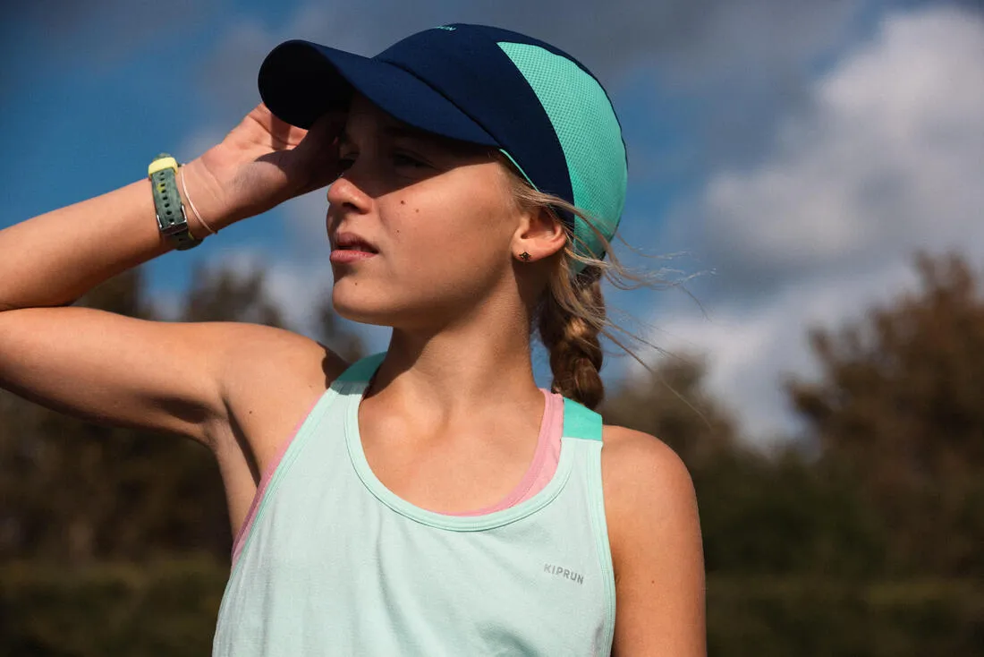 Débardeur de running sans couture Fille - KIPRUN 900 light vert