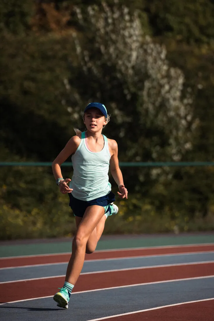 Débardeur de running sans couture Fille - KIPRUN 900 light vert