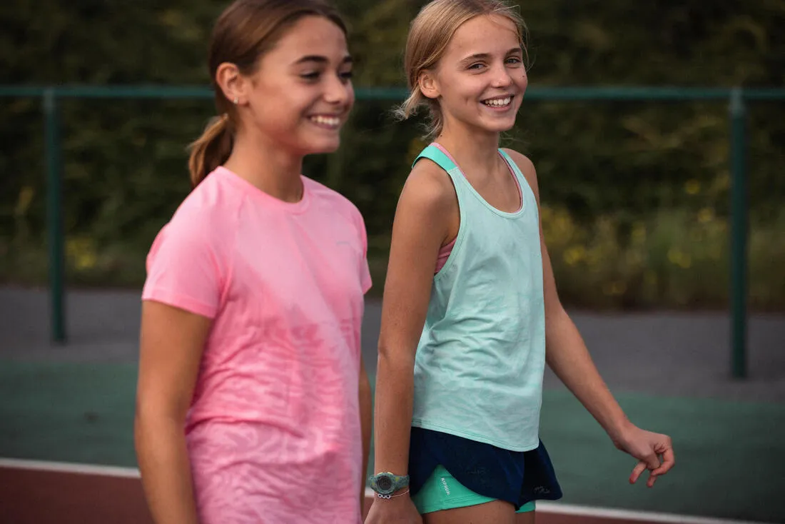 Débardeur de running sans couture Fille - KIPRUN 900 light vert