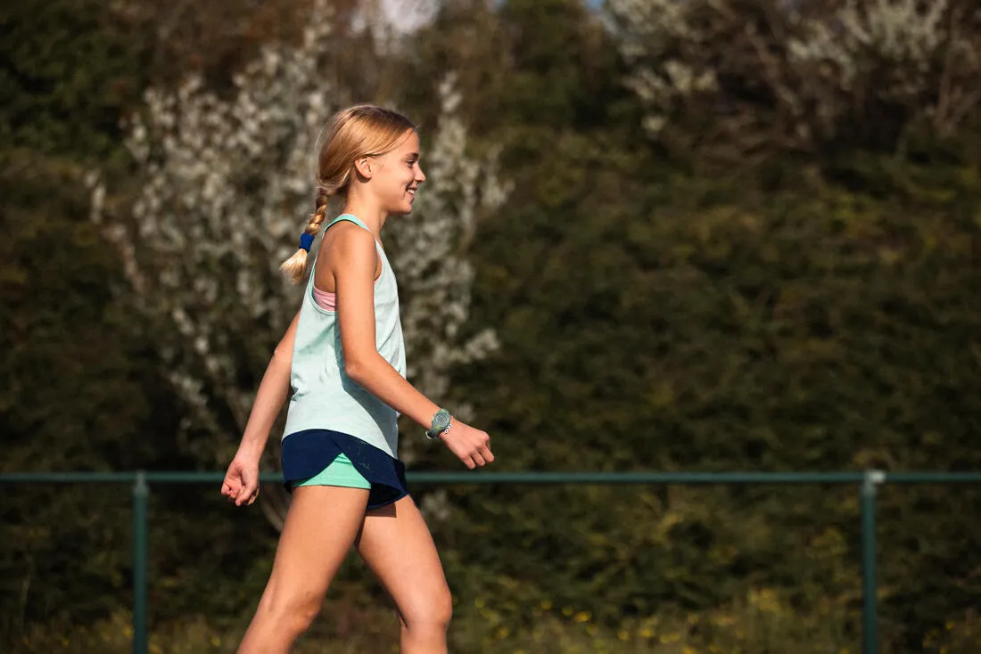Débardeur de running sans couture Fille - KIPRUN 900 light vert