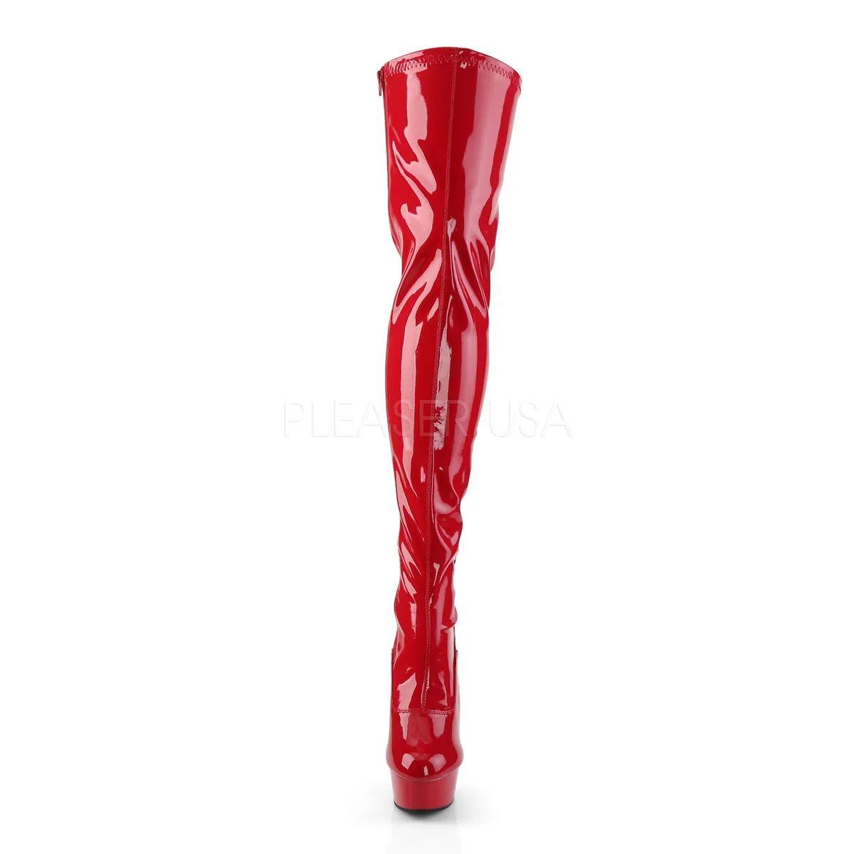 DELIGHT-3063  Red Str Patent/Red
