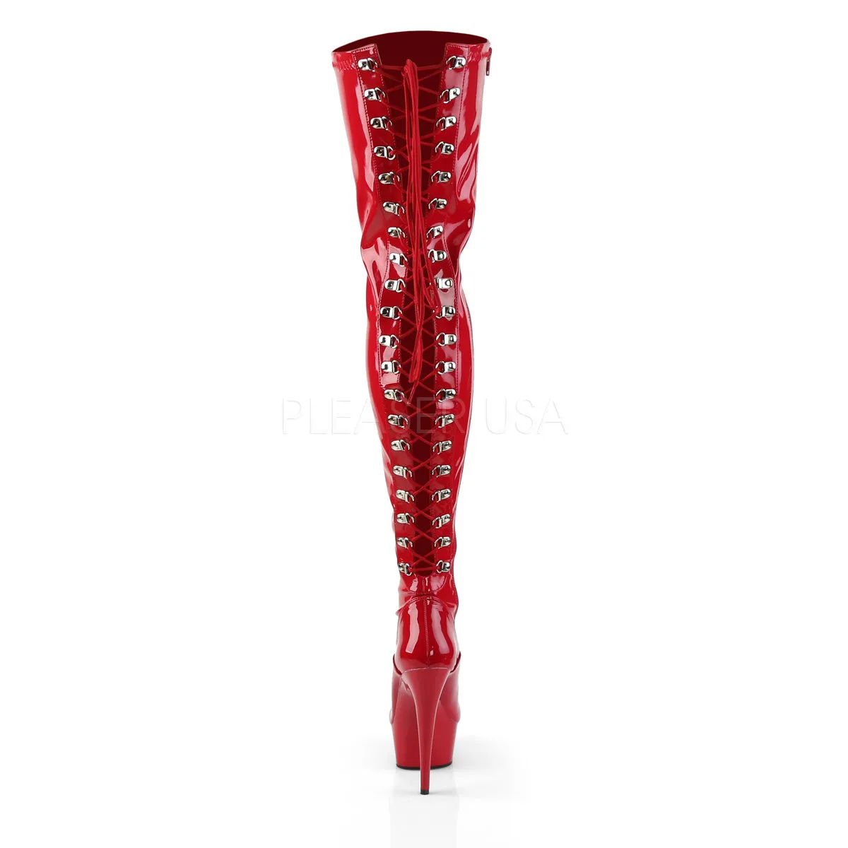 DELIGHT-3063  Red Str Patent/Red