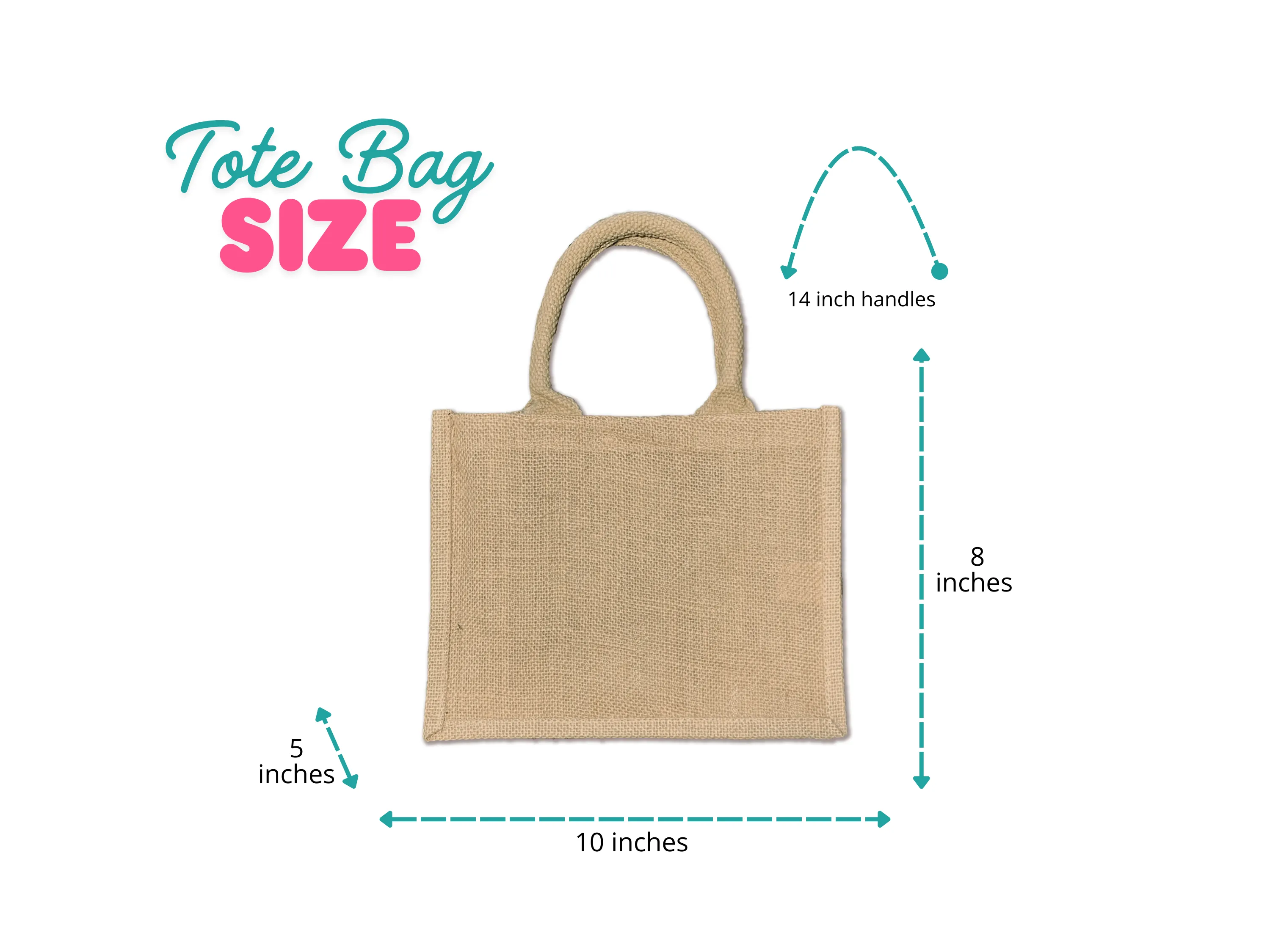 Delta Phi Epsilon Heart and Sorority Letters Burlap Tote Bag