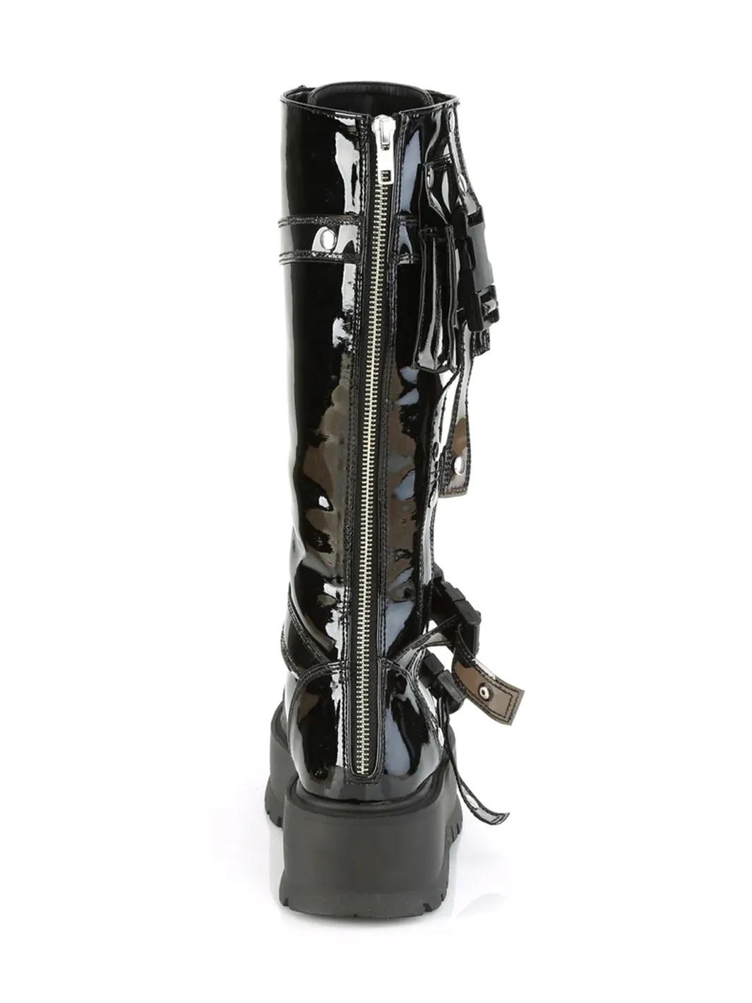 DEMONIA SLACKER-260 - BLACK PATENT ✰ PRE ORDER ✰